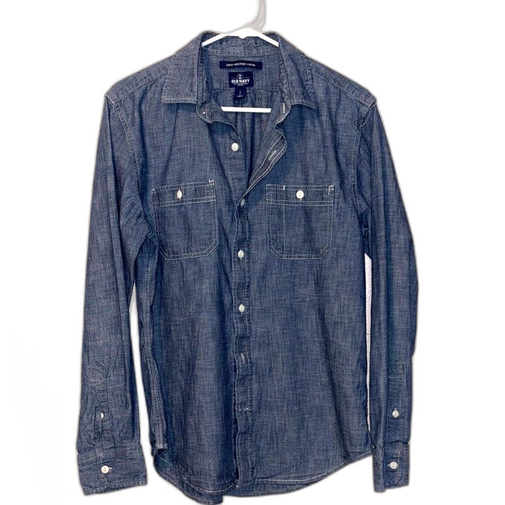 Women’s Old Navy Blue Chambray Shirt